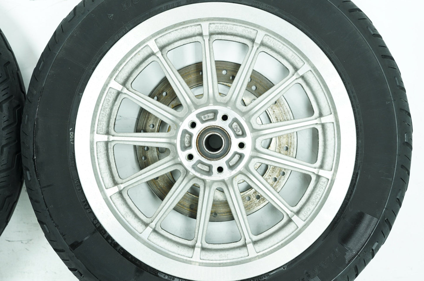 2004 - 2010 Harley-Davidson Sportster Low Front & Rear Wheel Rim Tire 43594-00A