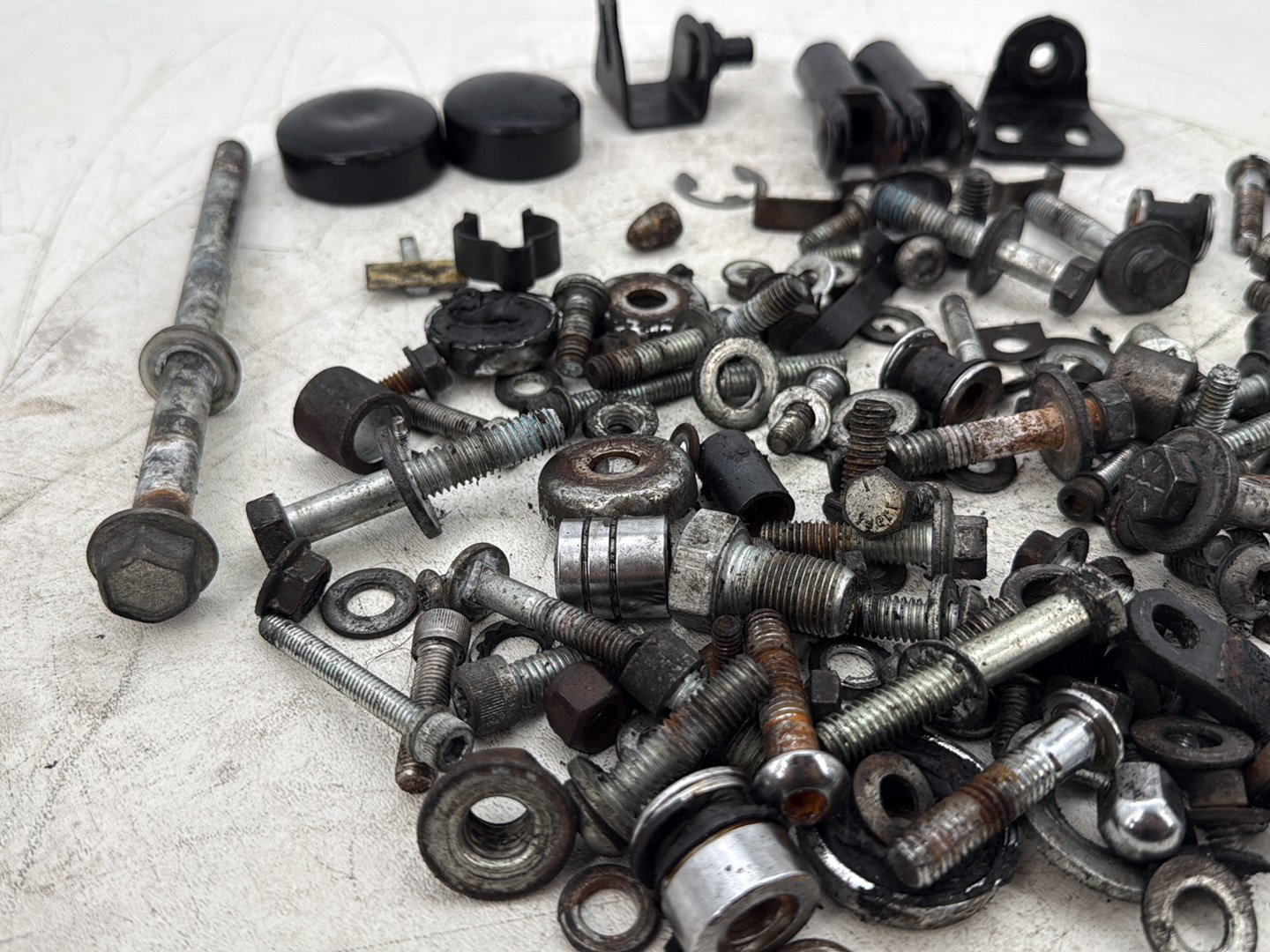 2011 Harley Softail FLSTFB Fat Boy OEM Hardware Bolts Nuts & Brackets