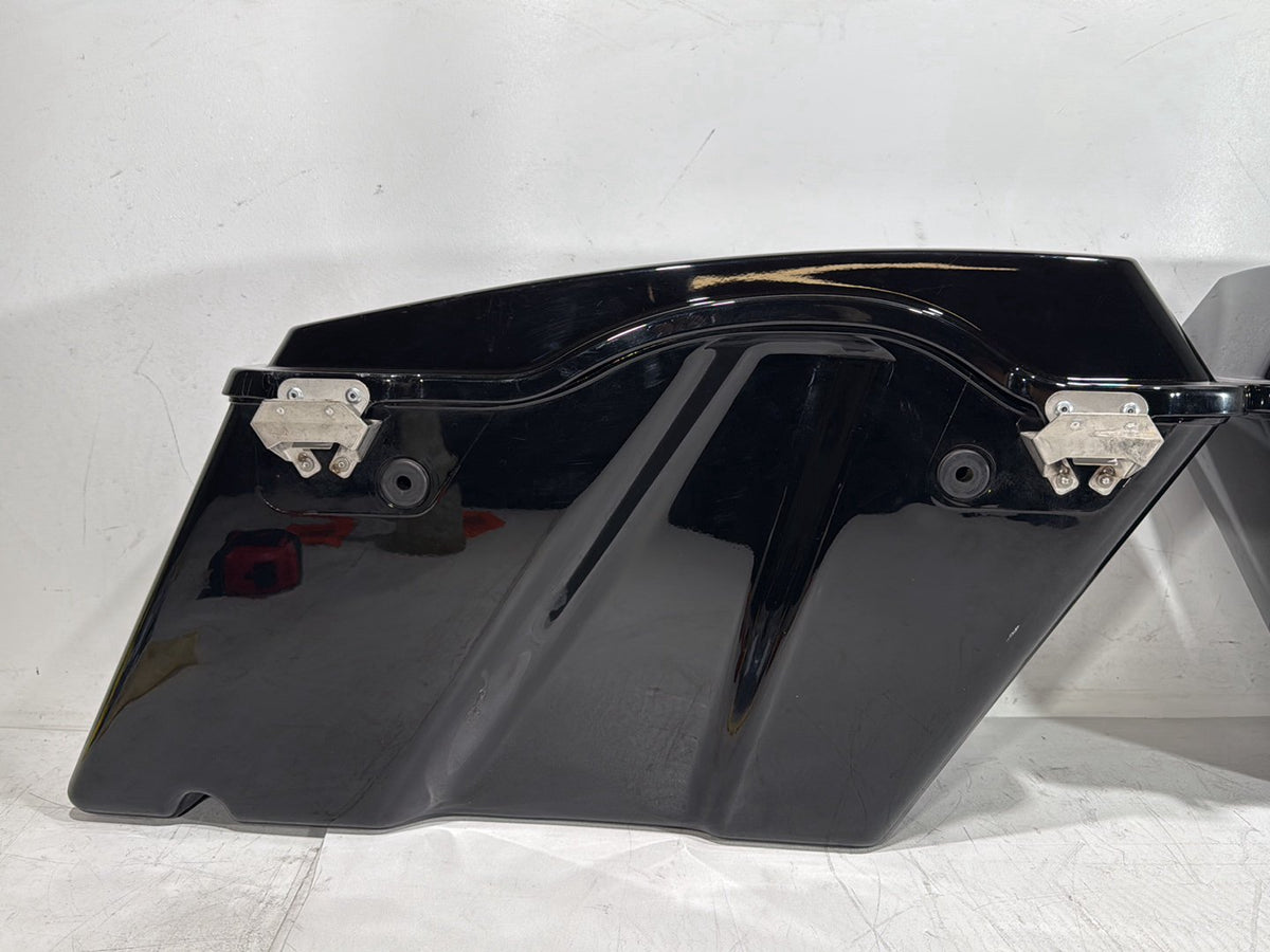2007 Harley Touring FLHTP Electra Glide Police OEM Left Right Saddlebags Luggage NOKey