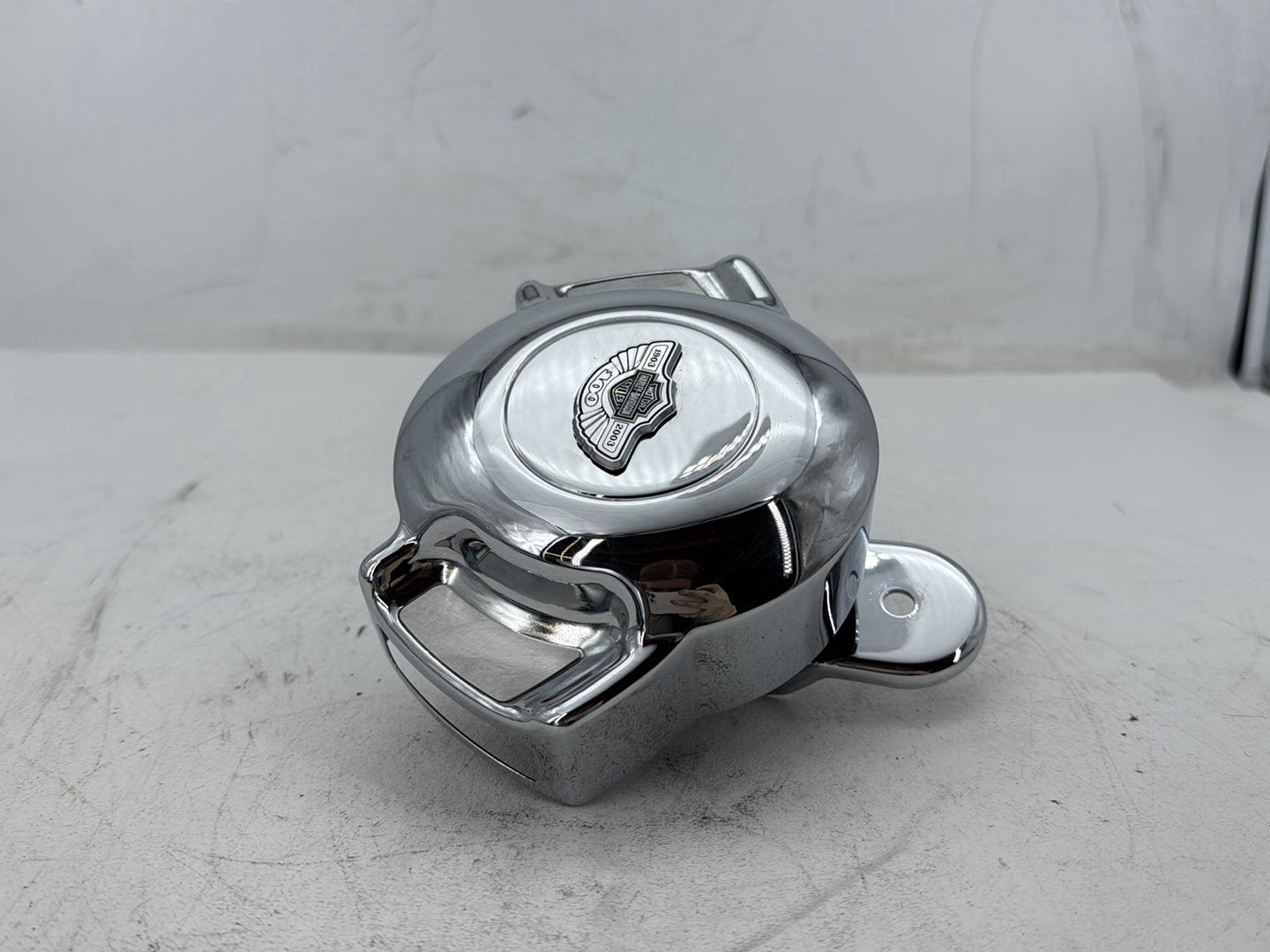 2003 Harley Electra Glide Touring Ultra FLHTCUI OEM Horn Signal Klaxon Chrome Cover
