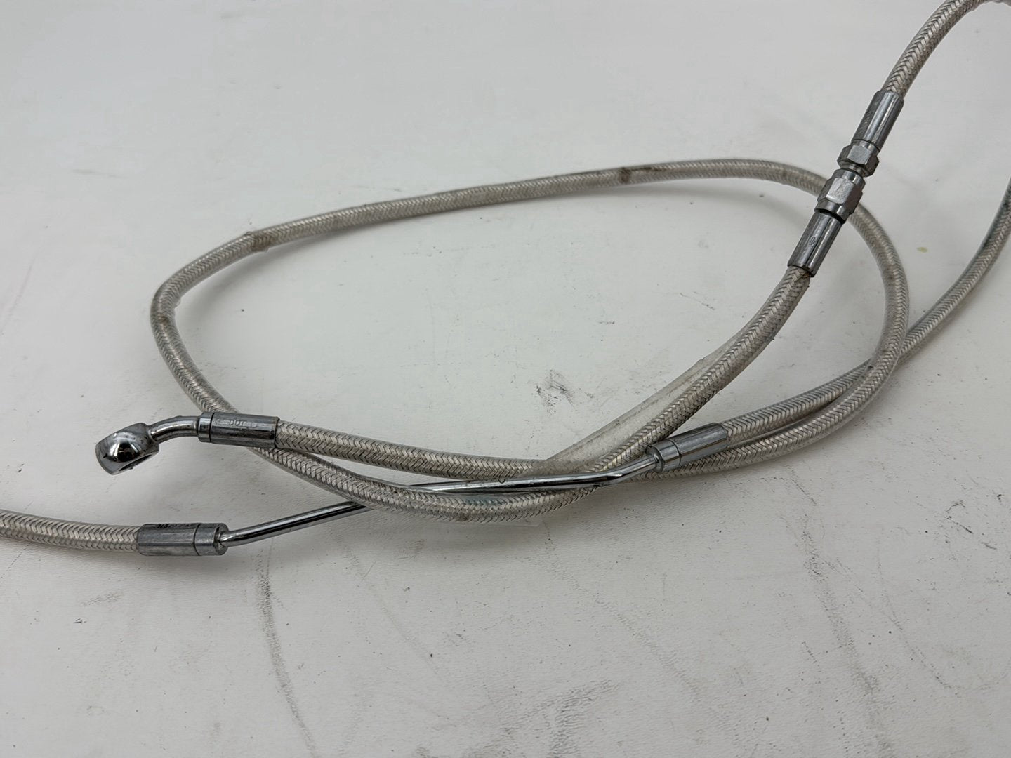 2011 Harley Road King Touring FLHRC Classic OEM Front Brake Hose Line Pipe ABS