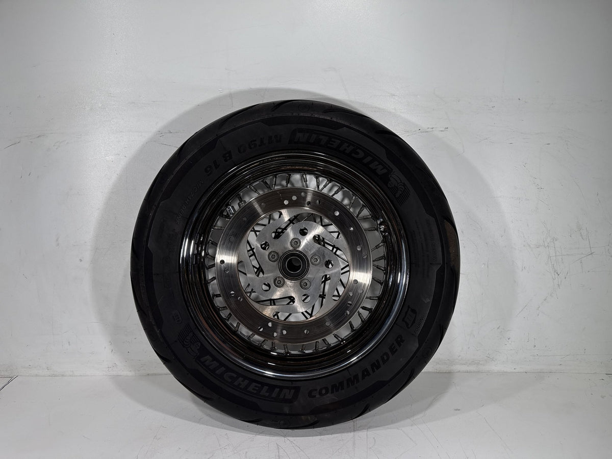 2003 Harley Road King Touring Classic OEM Rear Wheel Rim Tire Spoked MT90B16 16"