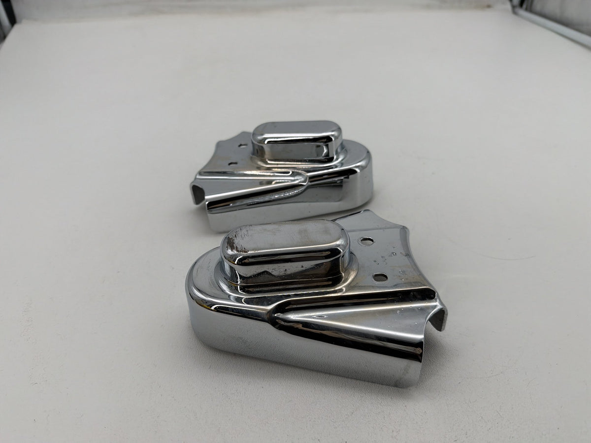 1994 Harley Softail Custom FXSTC Trim Rear Wheel Axle Nut Covers Caps Kuryakyn