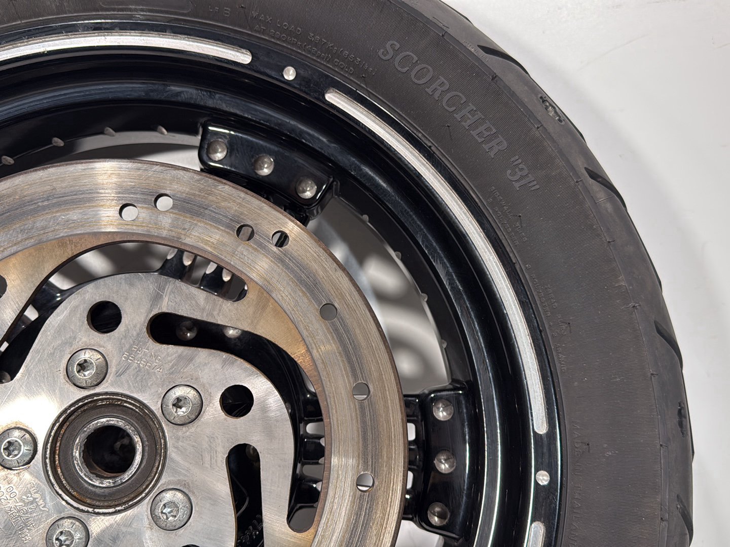 2007 - 2017 Harley-Davidson Dyna Wide Glide Rear Wheel Rim Tire Magnum 5 Custom