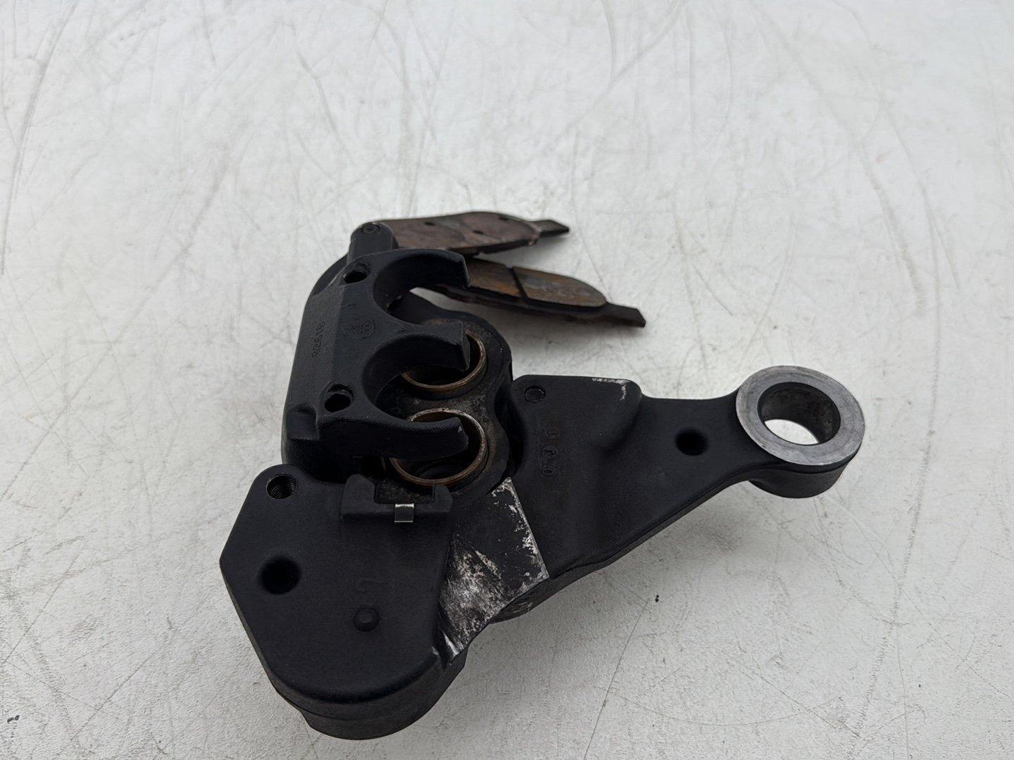 2011 Harley Softail FLSTFB Fat Boy OEM Rear Back Brake Caliper w/ Bracket