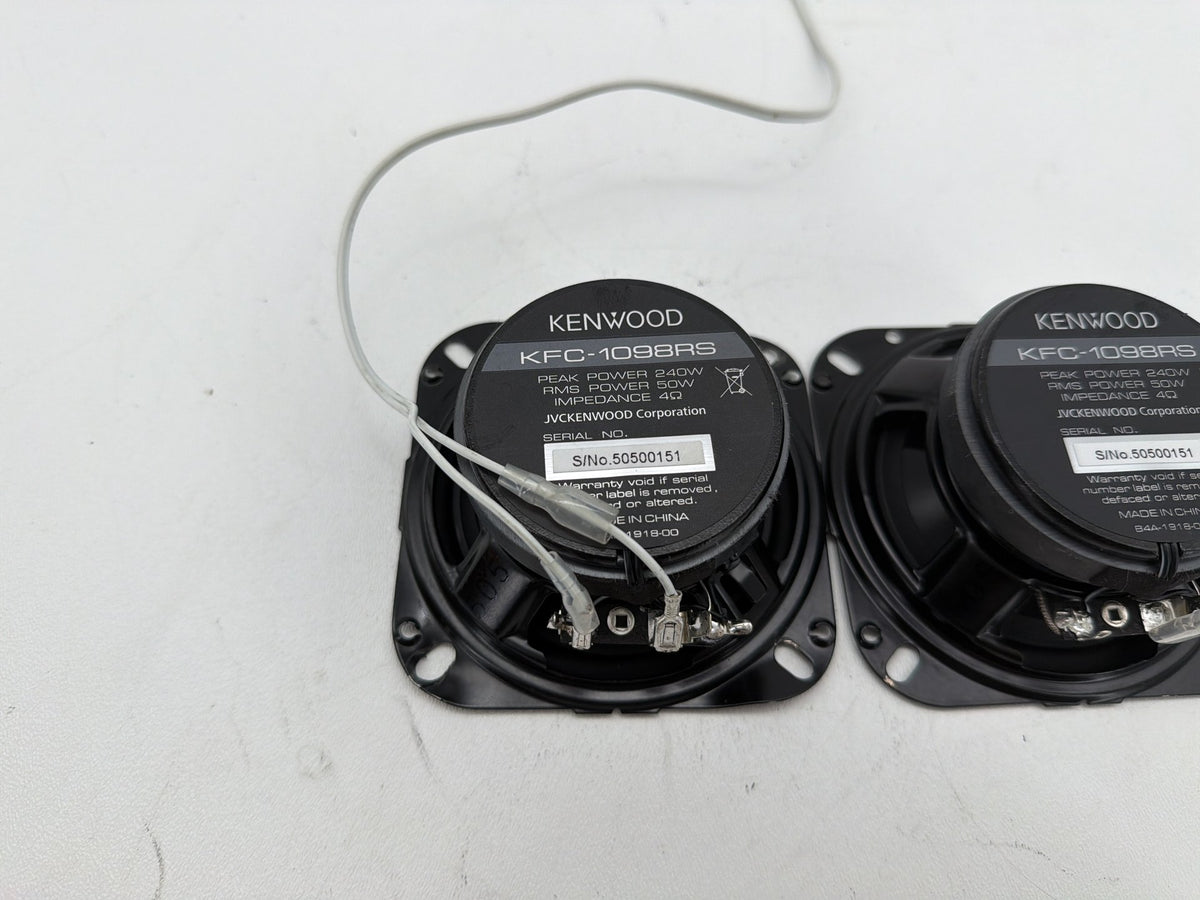95 Harley Electra Glide Touring Classic Left Right Sound Audio Speakers KENWOOD