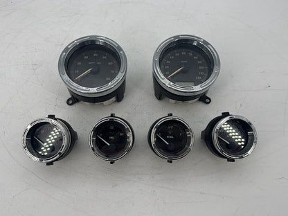 2008 Harley Touring FLHT Electra Glide OEM Air Oil Volt Fuel Tacho Speedo Gauges