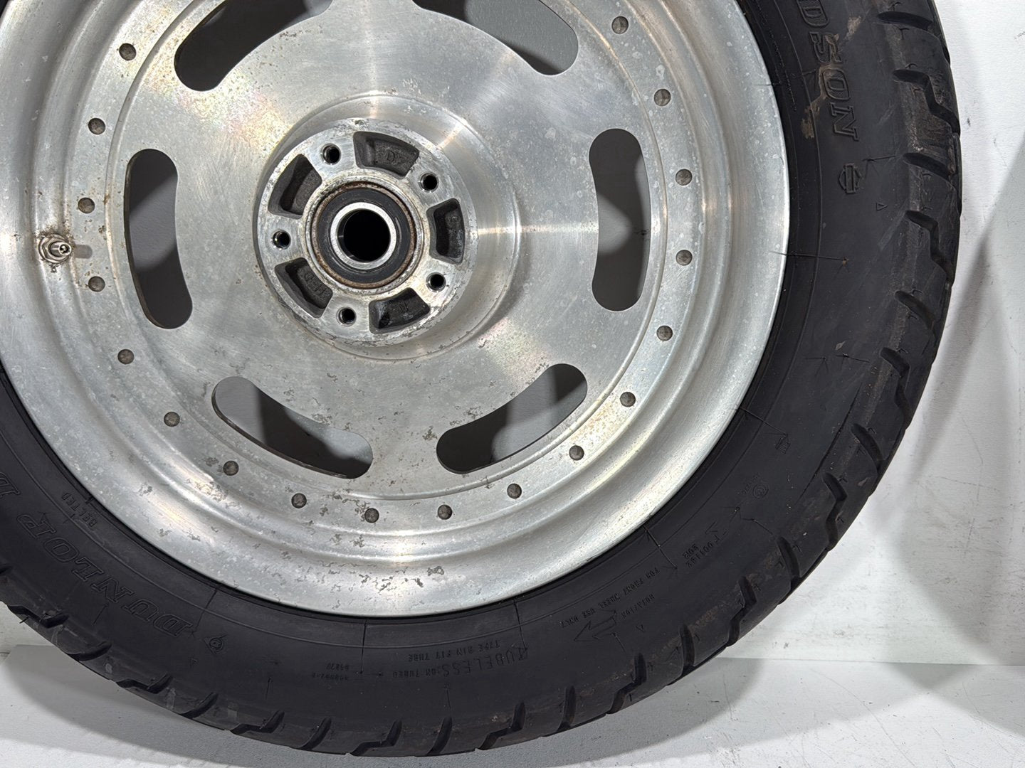 08 Harley Dyna Fat Bob OEM Front Rear Wheel Rim Tire 130/90B16 180/70B17 16" 17"
