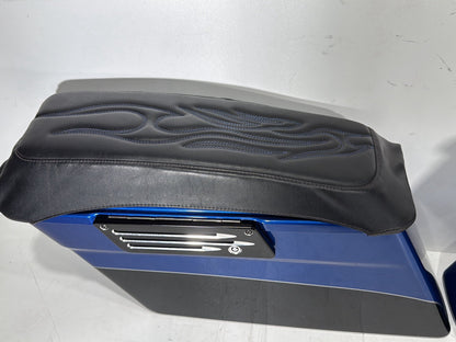 2007 - 2016 Harley-Davidson Touring Electra Glide Ultra Left Right Saddlebags Luggage NOKey 90752-93 , 90753-93