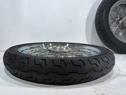 2005 Harley Sportster 1200 Roadster XL1200R OEM Front Rear Wheel Rim Tire Spoked