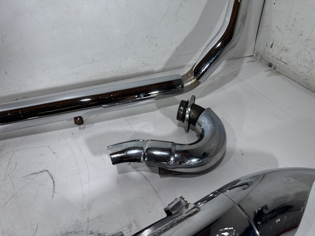 06 Harley Road King Touring Custom Exhaust Header Pipes Vance & Hines Scratched