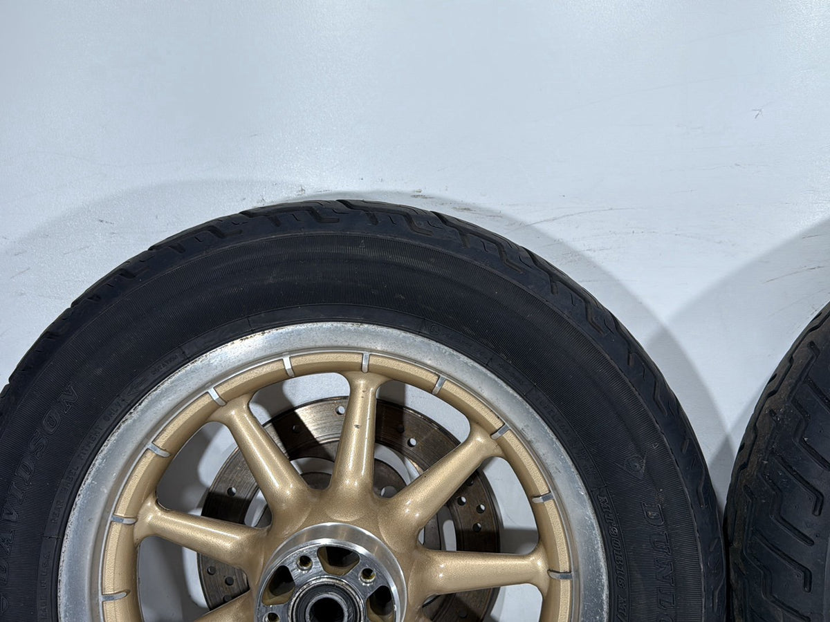 03 Harley Electra Glide Touring Ultra Front Rear Wheel Rim Tire Anniversary 16"