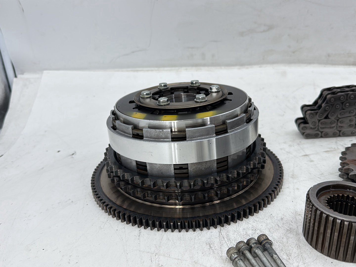 2012 Harley Dyna FXDF Fat Bob OEM Clutch Basket Chain Tensioner Kit