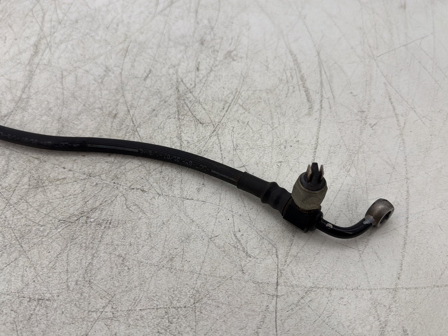 2007 Harley Dyna Street Bob FXDBI OEM Rear Brake Hose Line Pipe