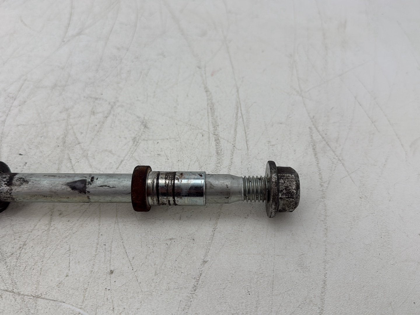 2011 Harley Softail FLSTFB Fat Boy OEM Rear Fork Swingarm Pivot Bolt Shaft
