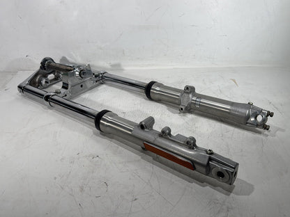 2003 Harley Dyna Wide Glide FXDWG OEM Front Triple Tree Set & LH RH Fork Legs Sliders