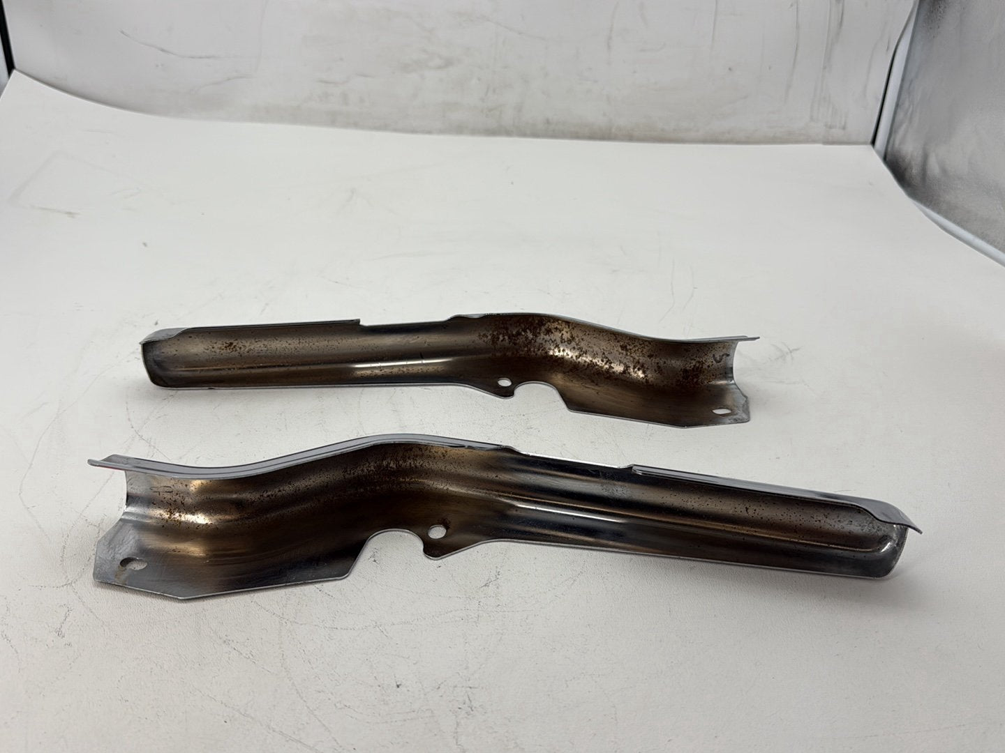 2008 Harley Road King Touring FLHR OEM Left Right Saddlebag Fender Struts Brackets