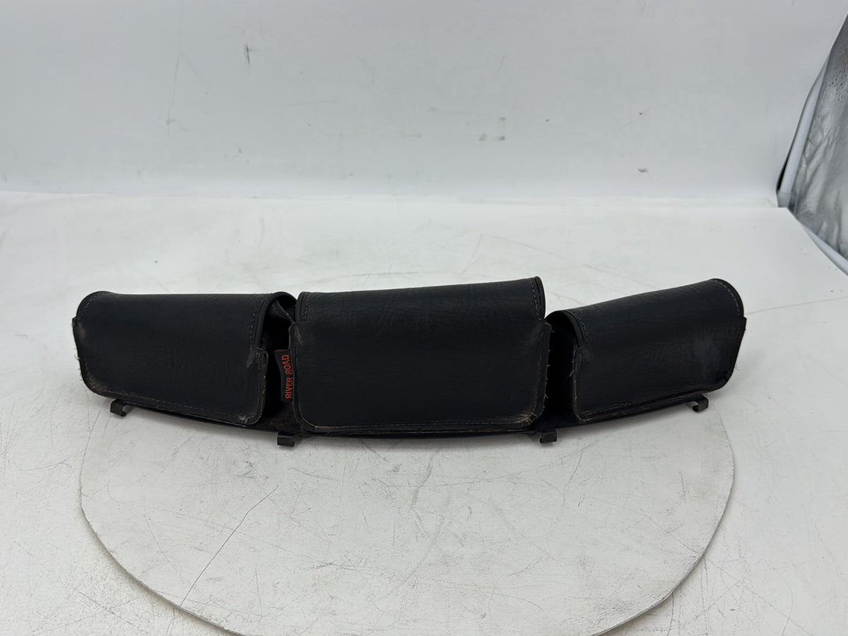 2004 Harley Touring Electra Glide Ultra Front Onboard Tool Bag Leather Storage