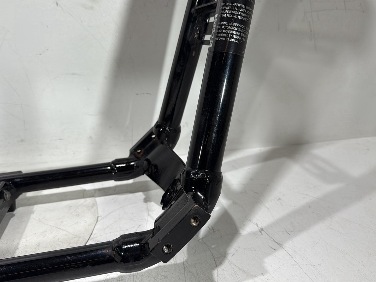 2010 Harley Dyna Fat Bob FXDF OEM Body Main Frame Chassis SLVG