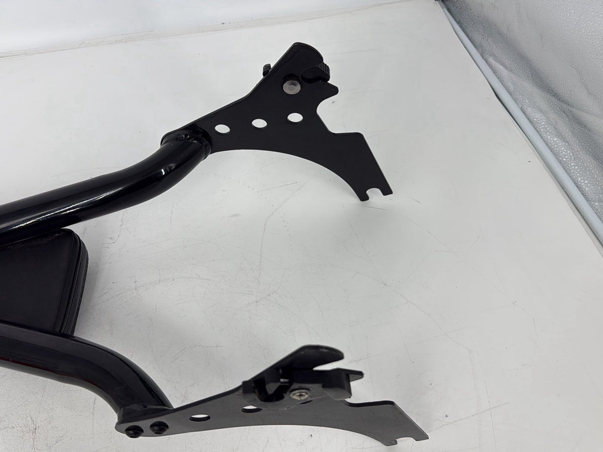 05 Harley Sportster XL883C 883 Custom OEM Rear Sissy Bar w/ Backrest Cushion Pad