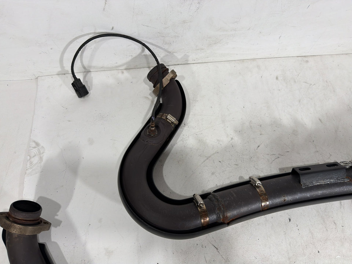 2012 Harley Dyna Fat Bob FXDF 103 OEM Exhaust Header Pipes Vance & Hines