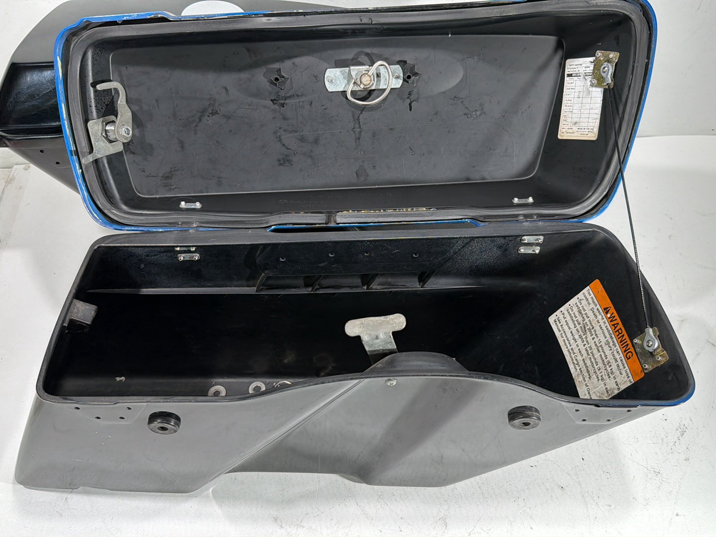 2009 Harley Road King Touring Police OEM Left Right Saddlebags Luggage NOKey