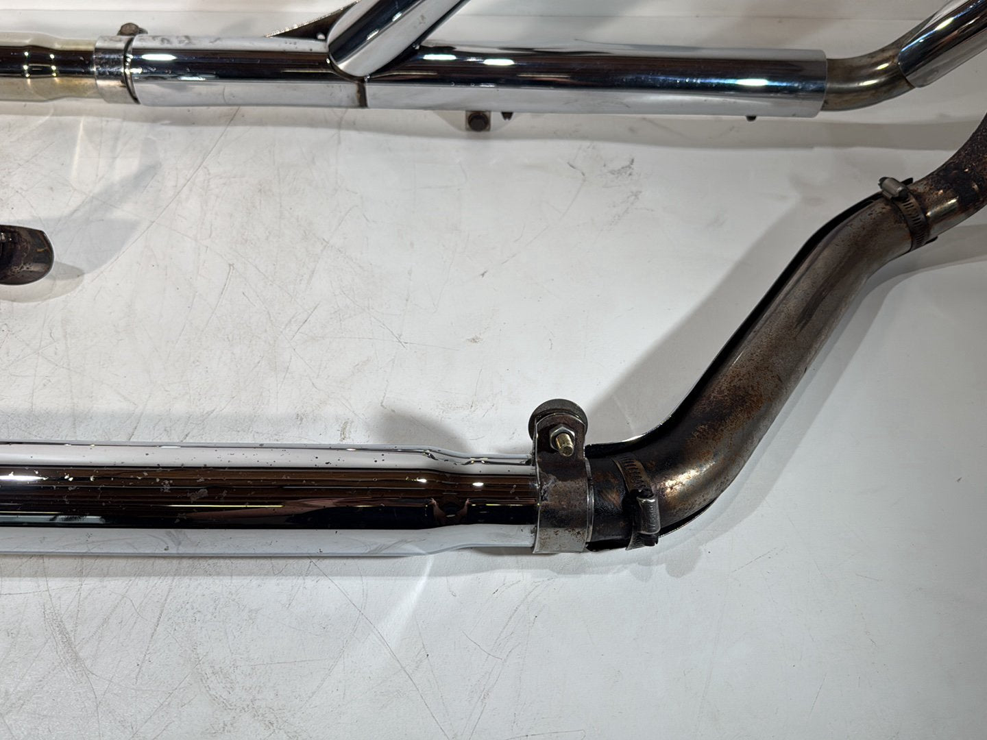 1984 - 1998 Harley-Davidson Touring Electra Glide Classic Exhaust Header Pipes Muffler