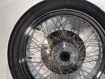 2007 - 2017 Harley-Davidson Dyna Super Glide Custom Front Rear Wheel Rim Tire Spoked 43105-06 , 40979-06
