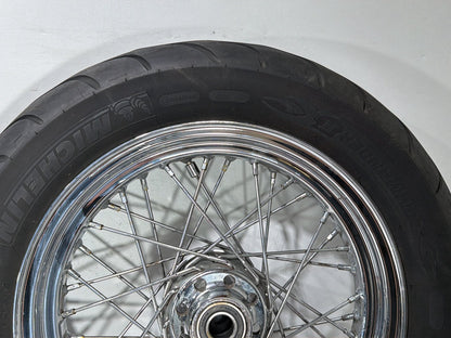 2011 Harley Heritage Softail Classic FLSTC Front Rear Wheel Rim Tire Spoked 16"