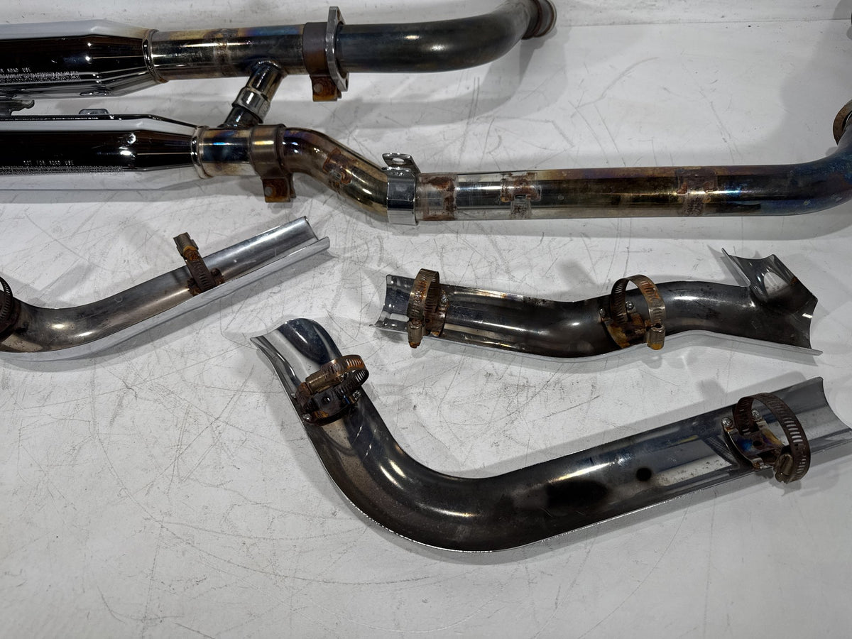 2003 Harley Softail Deuce FXSTDI OEM Exhaust Header Muffler Pipes Screamin Eagle