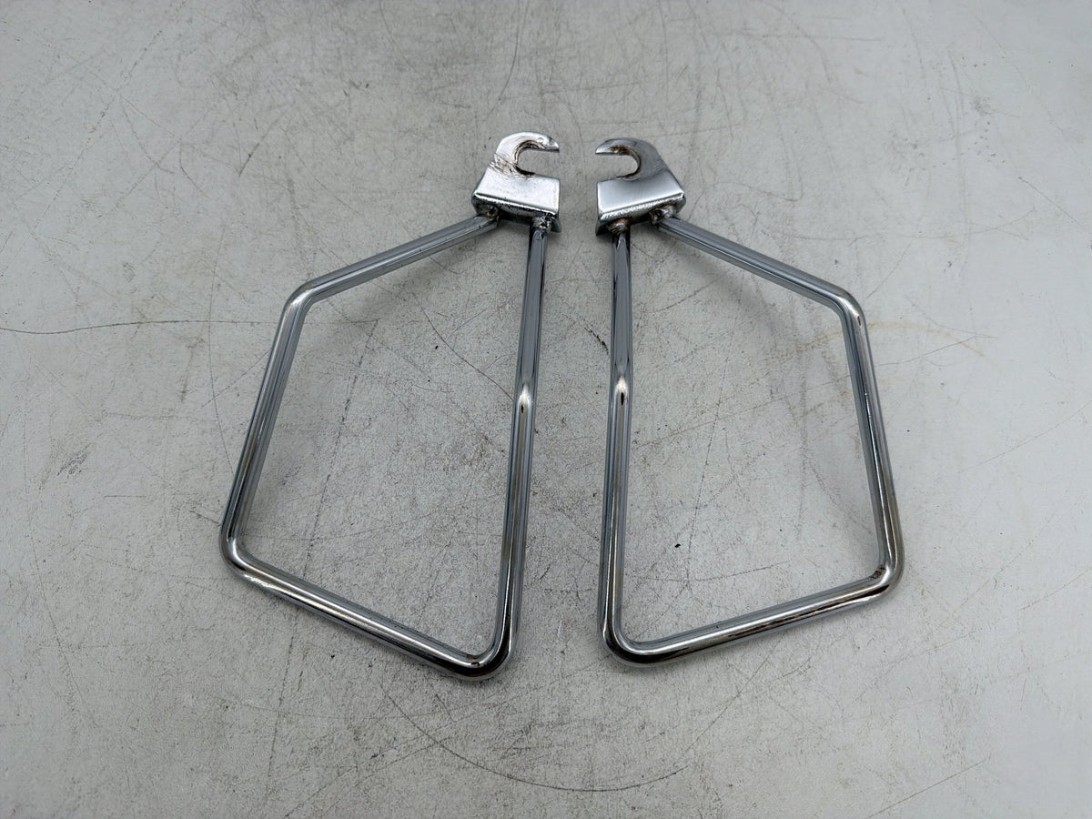2001 Harley Fat Boy Softail FLSTF OEM Rear Left Right Saddlebag Guard Rails Bar