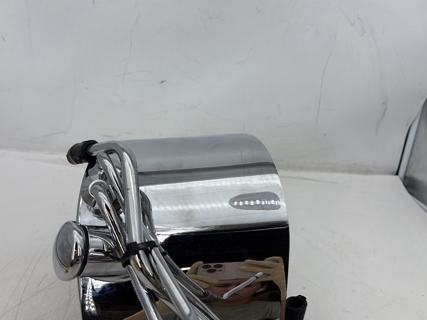05 Harley Heritage Softail Classic Oil Tank Reservoir Bottle Canister &amp; Dipstick