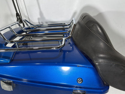 2008 Harley Touring FLHT Electra Glide OEM Pass Backrest Tour Pak Luggage NOKey