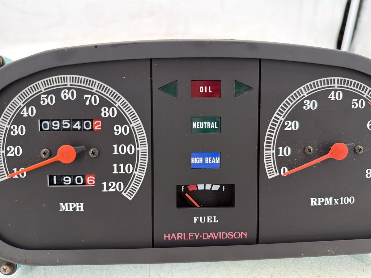 1991 Harley Electra Glide Touring OEM Speedo Tacho Speedometer Tachometer Gauges