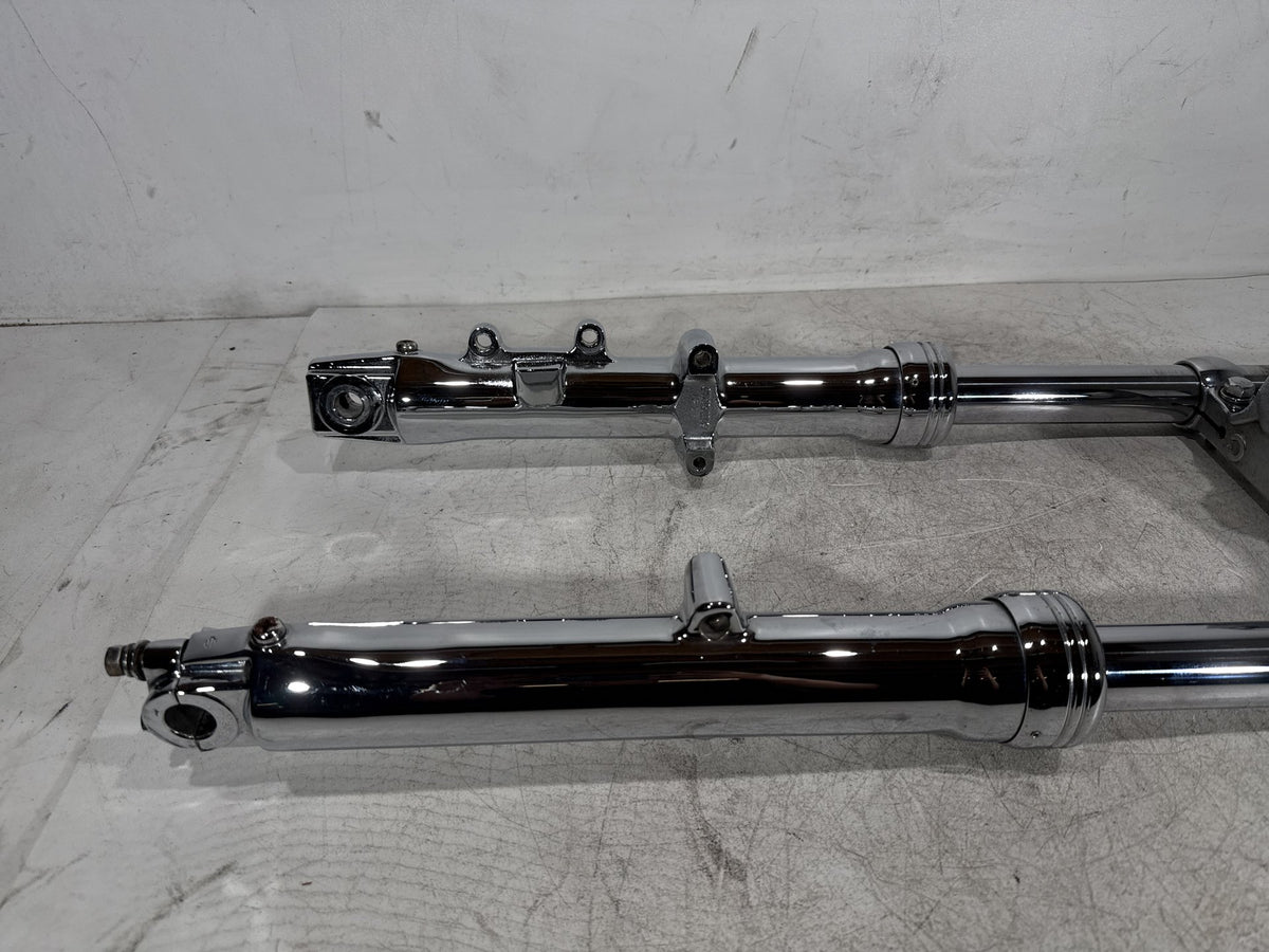 2002 Harley Dyna Wide Glide FXDWG OEM Front Left & Right Fork Legs Sliders