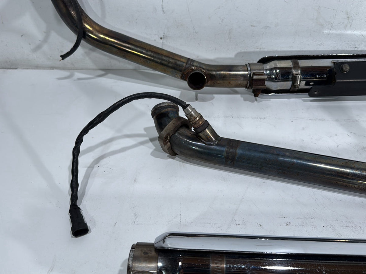 2007 Harley Softail Standard FXST OEM Exhaust Header Pipes Muffler