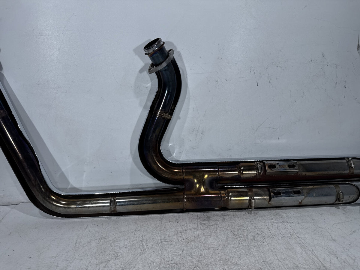 2002 Harley Dyna Wide Glide FXDWG OEM Exhaust Header Pipes Vance & Hines