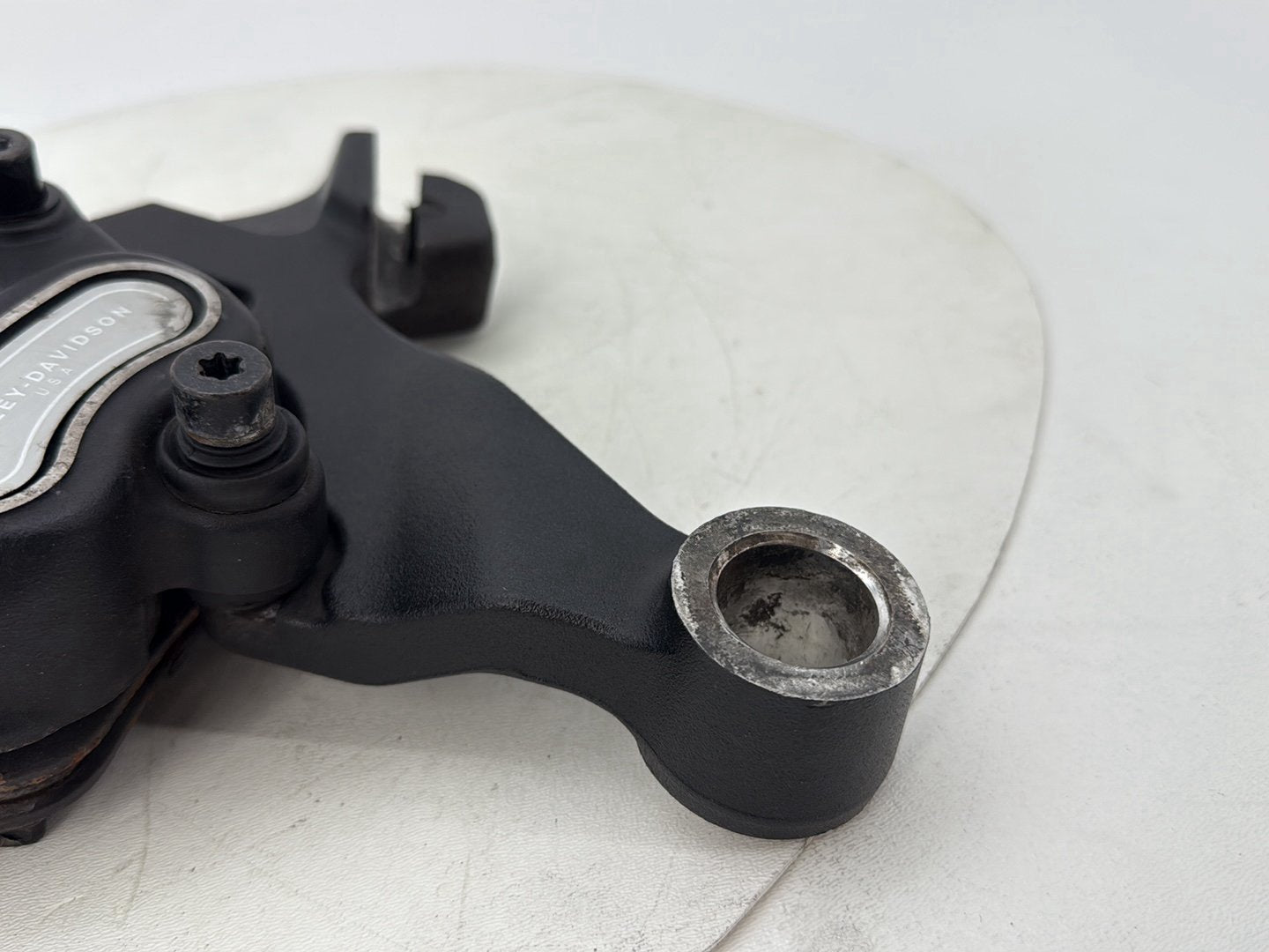 2012 Harley Dyna Fat Bob FXDF 103 OEM Rear Back Brake Caliper w/ Bracket