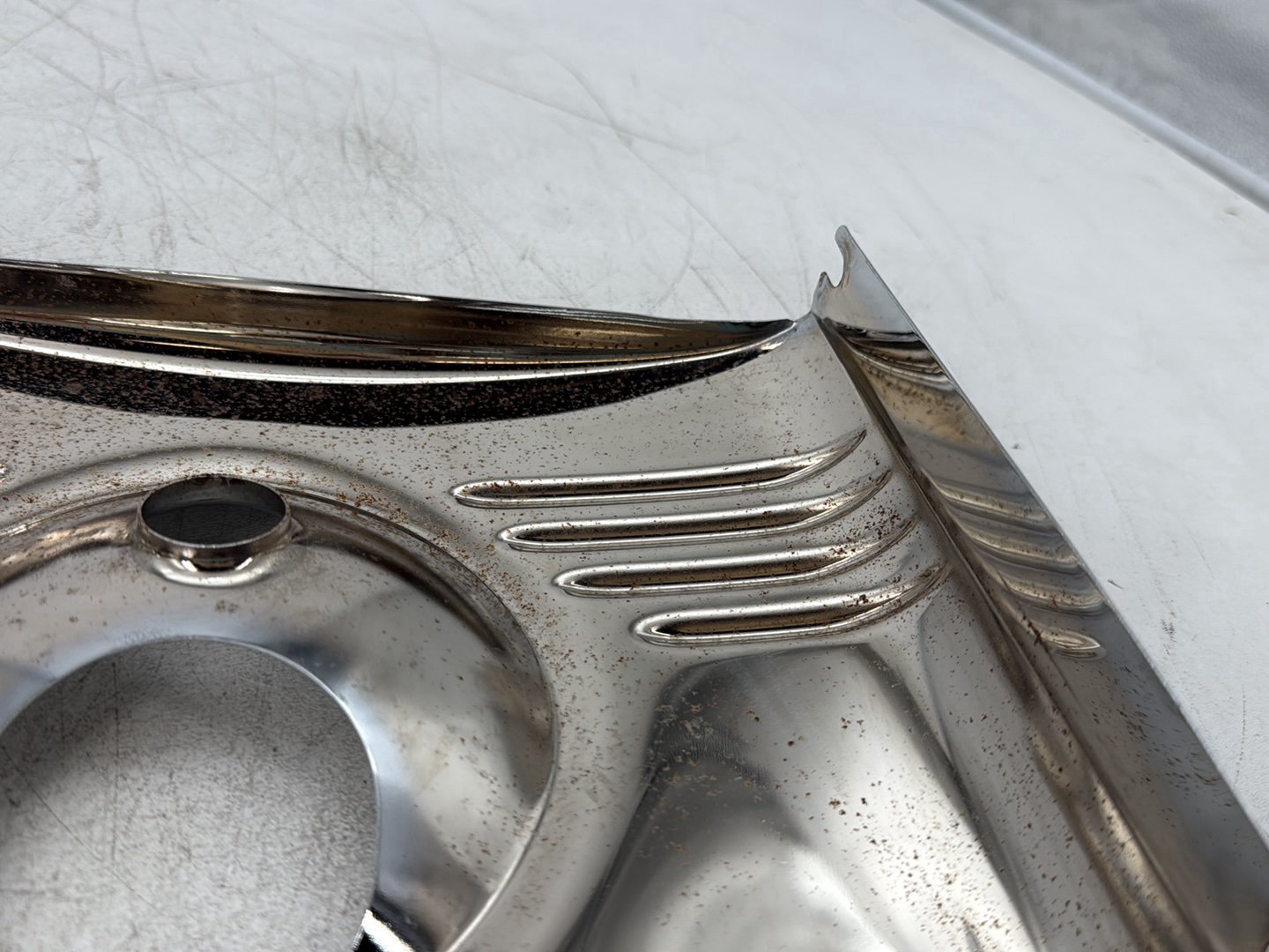 2013 Harley Heritage Softail Classic FLSTC OEM Front Upper Nacelle Headlight Cover Panel