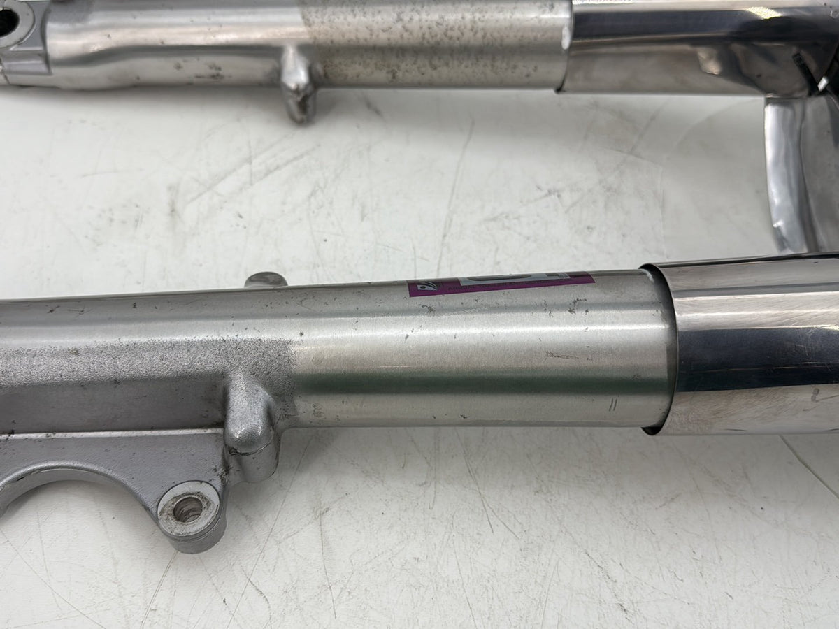 95 Harley Touring Electra Classic Front Triple Tree Set LH RH Fork Legs Sliders