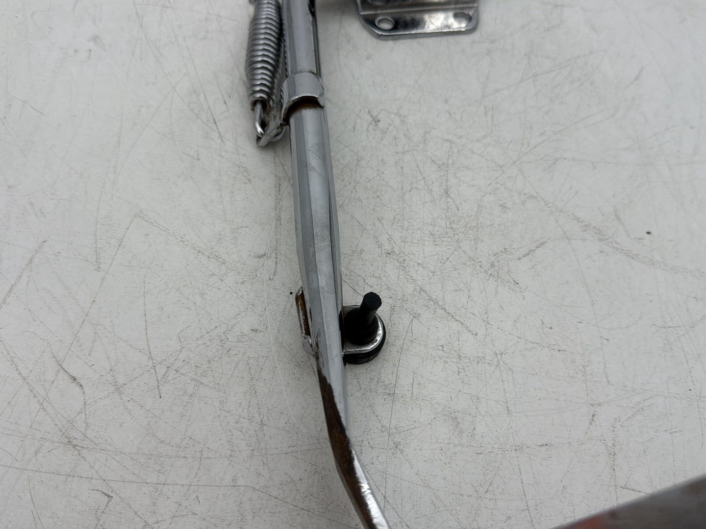 2007 Harley Touring FLHTCU Electra Glide Ultra OEM Left Side Jiffy Kick Stand & Spring