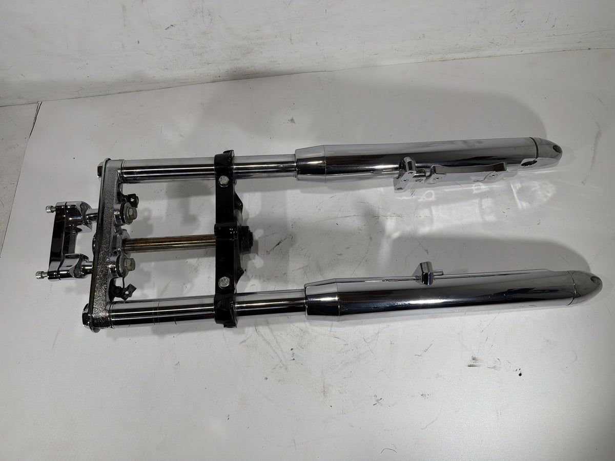 1997 Harley Heritage Softail OEM Front Triple Tree Set & LH RH Fork Legs Sliders