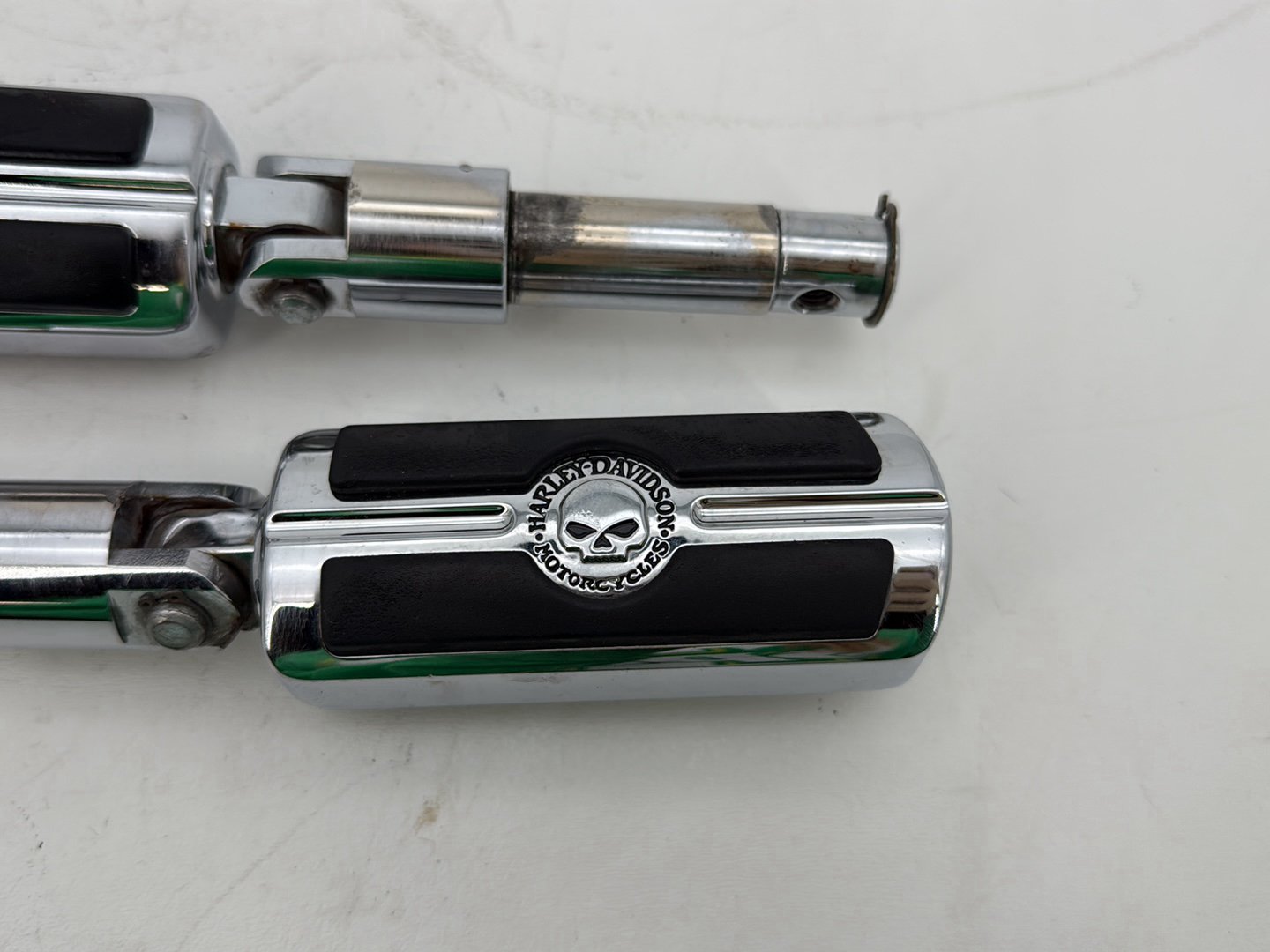 2009 Harley Sportster XL1200C 1200 Custom OEM Left & Right Driver Step Foot Rest Pegs