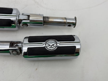 2009 Harley Sportster XL1200C 1200 Custom OEM Left & Right Driver Step Foot Rest Pegs