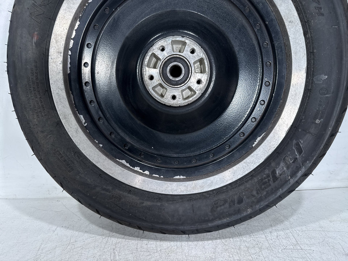 2001 Harley Fat Boy Softail FLSTF OEM Front Wheel Rim Tire 130/90B16 16"