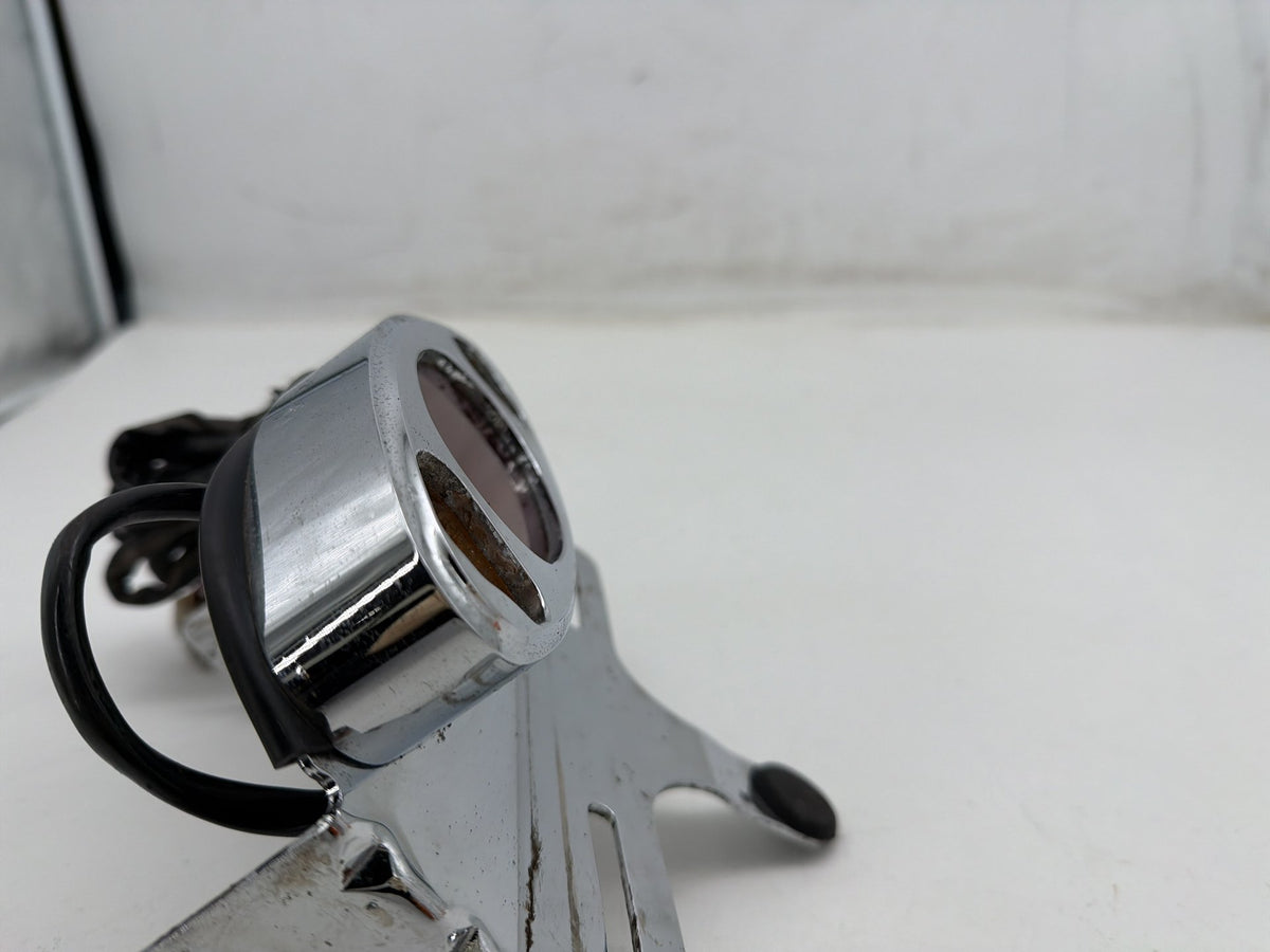 94 Harley Softail Custom Rear Brake Taillight Tail Lamp Wyatt Gatling Chrome LED