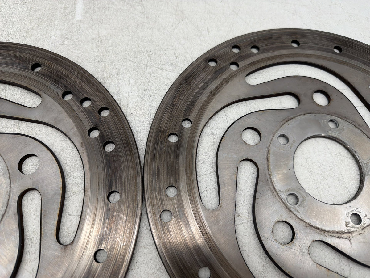 2004 Harley Electra Glide CVO Screamin Eagle OEM Front Brake Rotors Disc Pair