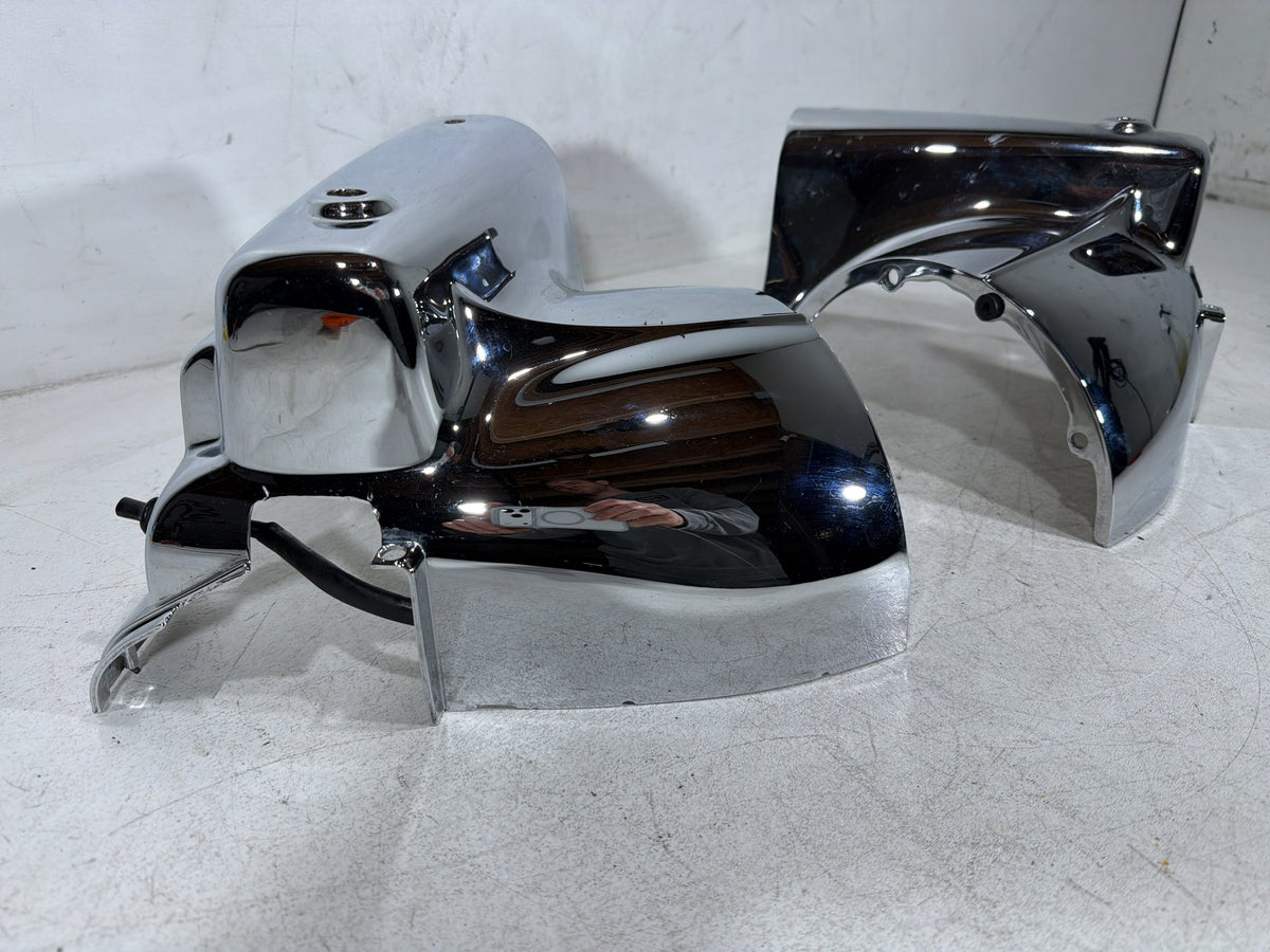 1997 Harley Road King Touring FLHR OEM Left & Right Headlamp Nacelle Covers