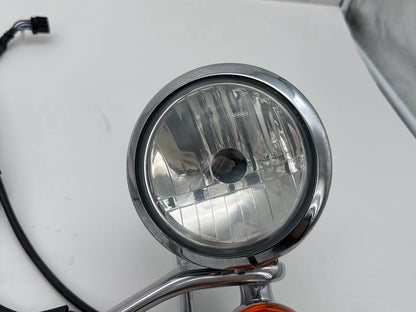 2008 Harley Softail Deluxe FLSTN OEM Front Turn Signal Indicators Aux Light Bar
