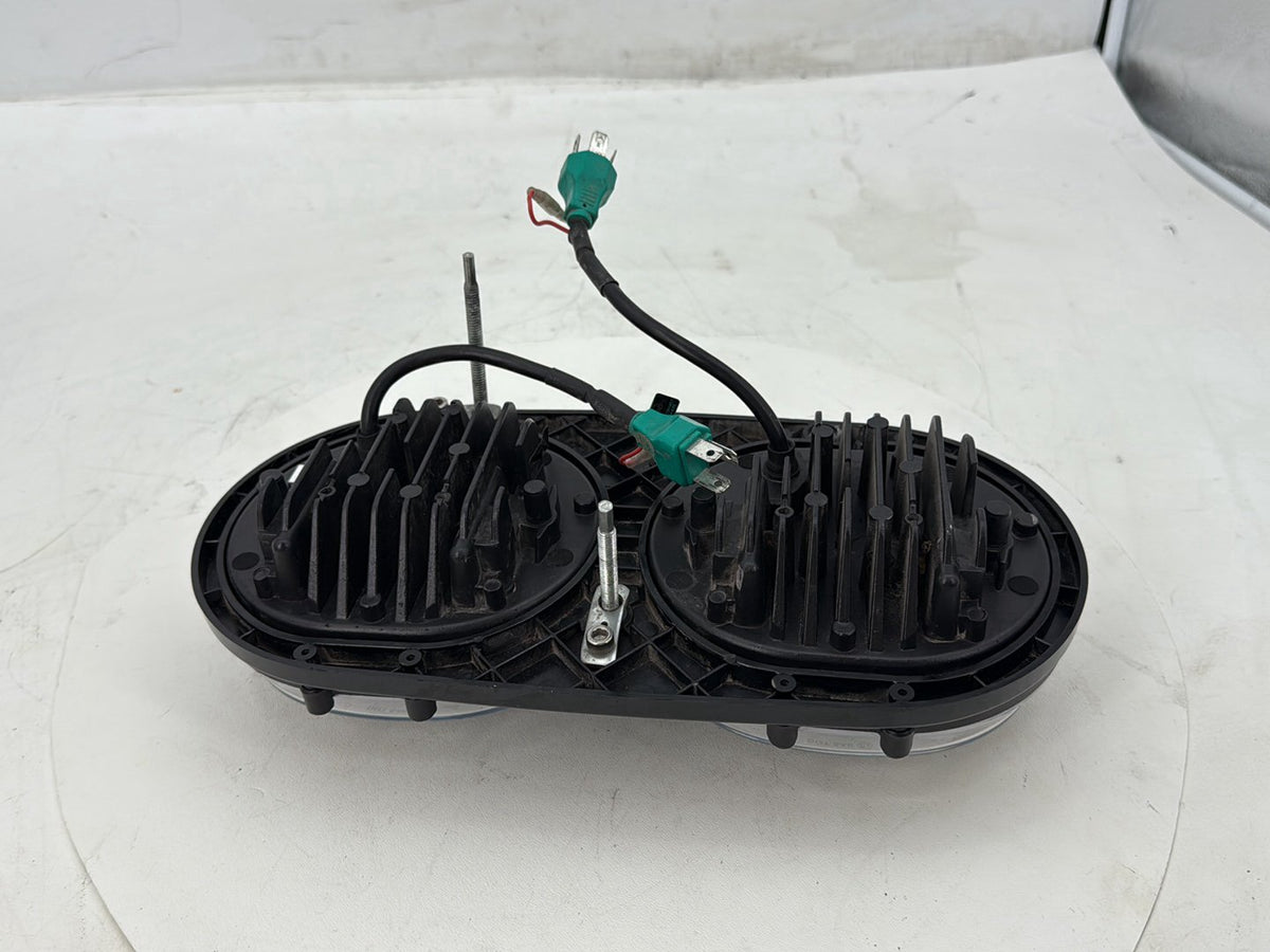 2005 Harley Road Glide Touring FLTRI Headlight Headlamp Head Lamp Light LED Dual